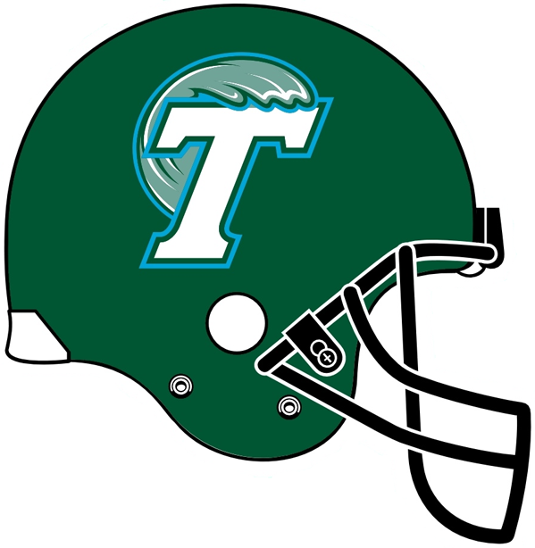 Tulane Green Wave 1998-Pres Helmet Logo iron on transfers for T-shirts
